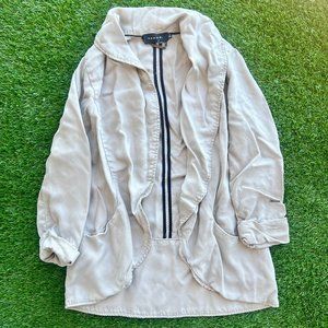 Tahari 100% Tencel Open Front 3/4 Sleeve Blazer / Jacket Size S